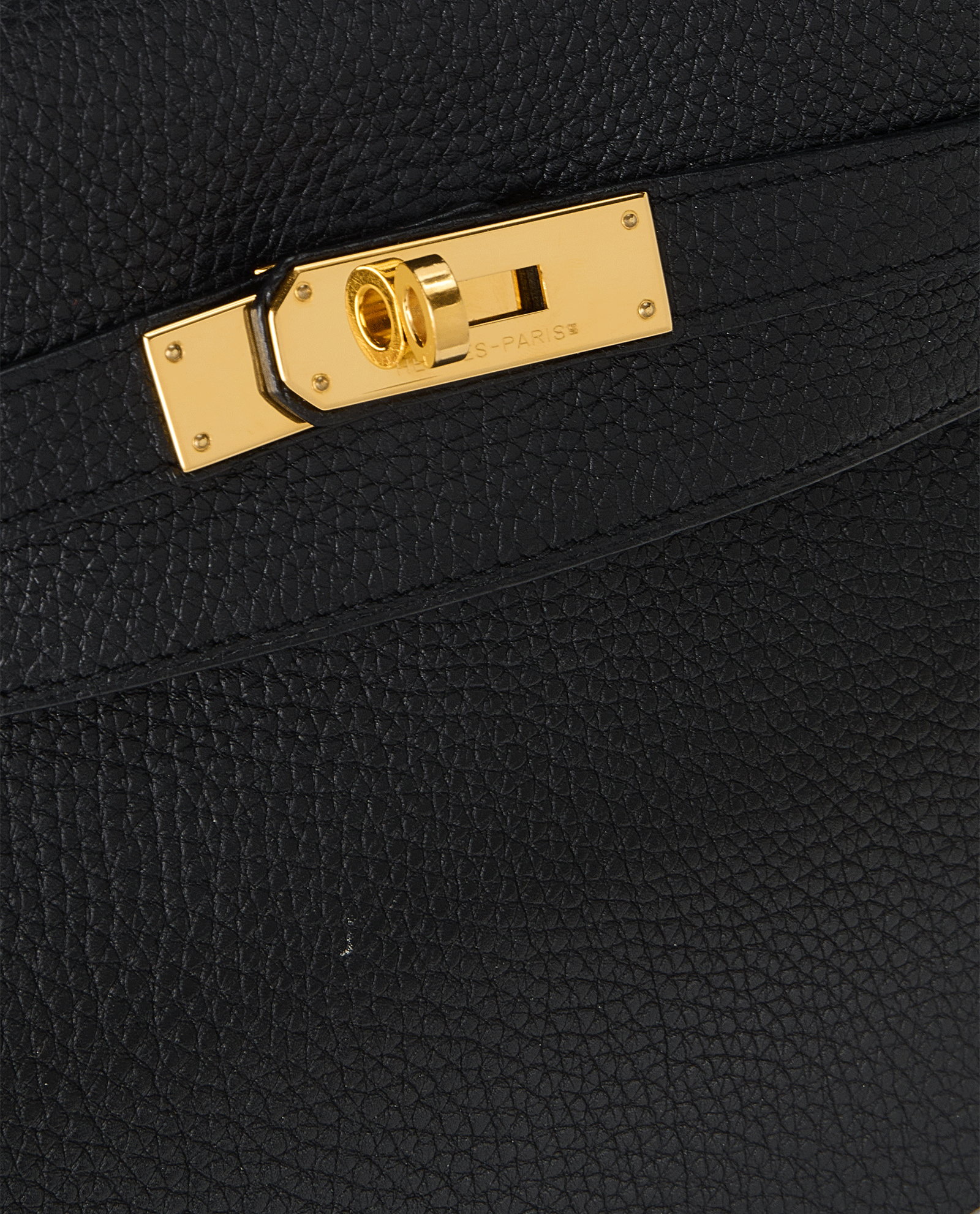 Hermes Kelly 32  In Retourne Fjord Noir, &pound;10,500, Handbags, Black, Leather, Other view